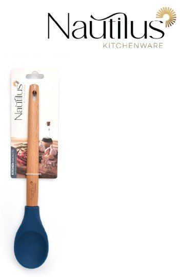 Nautilus Beech Wooden Handle Silicone Serving Spoon 30cm*6cm, RNGT - 0503 - Al Kabayel Discount CentreNautilus Beech Wooden Handle Silicone Serving Spoon 30cm*6cm, RNGT - 0503Cookware AccessoriesNAUTILUSAl Kabayel Discount Centre