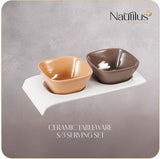 Nautilus Ceramic 3pcs Tableware Serving Set 148mm*81mm*275mm, RNGT - 10603 - Al Kabayel Discount CentreNautilus Ceramic 3pcs Tableware Serving Set 148mm*81mm*275mm, RNGT - 10603Serveware SetsNAUTILUSAl Kabayel Discount Centre