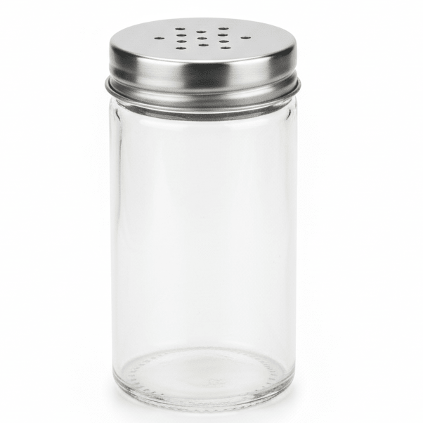 Nautilus Clear Glass Salt & Pepper Shaker Set with Durable Metal Lid for Dining Table & Kitchen Use – 10×5cm - Al Kabayel Discount CentreNautilus Clear Glass Salt & Pepper Shaker Set with Durable Metal Lid for Dining Table & Kitchen Use – 10×5cmKitchen Utensils & GadgetsNAUTILUSAl Kabayel Discount Centre