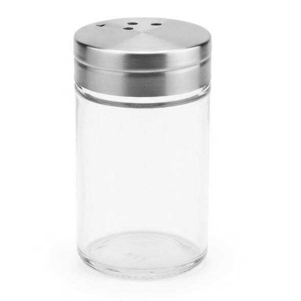 Nautilus Compact Clear Glass Salt & Pepper Shaker with Stainless Steel Lid for Everyday Table Use – 8×5cm - Al Kabayel Discount CentreNautilus Compact Clear Glass Salt & Pepper Shaker with Stainless Steel Lid for Everyday Table Use – 8×5cmKitchen Utensils & GadgetsNAUTILUSAl Kabayel Discount Centre