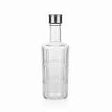 Nautilus Crystal - Cut Glass Water Bottle with Stainless Steel Cap — Vertical Rib & Grid Panel Design, 1 Litre - Al Kabayel Discount CentreNautilus Crystal - Cut Glass Water Bottle with Stainless Steel Cap — Vertical Rib & Grid Panel Design, 1 LitreJugsNAUTILUSAl Kabayel Discount Centre