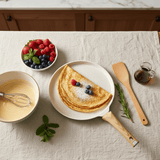 Nautilus Forged Aluminium Crepe Pan 24cm – Cream & Sage Green | Non-Stick | Wooden Handle - Al Kabayel Discount CentreNautilus Forged Aluminium Crepe Pan 24cm – Cream & Sage Green | Non-Stick | Wooden HandleFrying Pans & SkilletsNAUTILUSAl Kabayel Discount Centre