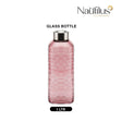 Nautilus Glass Bottle 1000ml Glass, Honeycomp Design , Non - Toxic and Food - Safe Material, Dishwasher Safe ,With metal lid - Transparent Pink - Al Kabayel Discount CentreNautilus Glass Bottle 1000ml Glass, Honeycomp Design , Non - Toxic and Food - Safe Material, Dishwasher Safe ,With metal lid - Transparent PinkKitchen Utensils & GadgetsNAUTILUSAl Kabayel Discount Centre