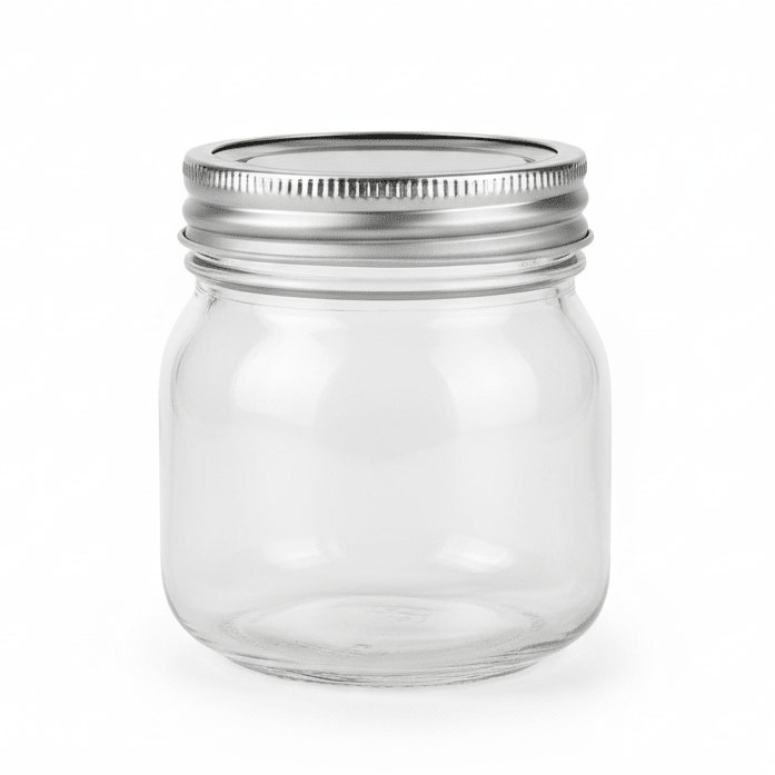 Nautilus Glass Jar 260ml Glass, Non - Toxic and Food - Safe Material, Dishwasher Safe ,With metal lid - Clear - Al Kabayel Discount CentreNautilus Glass Jar 260ml Glass, Non - Toxic and Food - Safe Material, Dishwasher Safe ,With metal lid - ClearJars & Food SaversNAUTILUSAl Kabayel Discount Centre