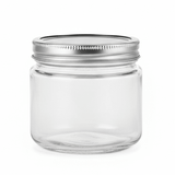 Nautilus Glass Jar 270ml Glass, Non - Toxic and Food - Safe Material, Dishwasher Safe ,With metal lid - Clear and Silver - Al Kabayel Discount CentreNautilus Glass Jar 270ml Glass, Non - Toxic and Food - Safe Material, Dishwasher Safe ,With metal lid - Clear and SilverJars & Food SaversNAUTILUSAl Kabayel Discount Centre