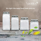 Nautilus Glass Jar 350ml Glass, Non - Toxic and Food - Safe Material, Dishwasher Safe ,With metal lid - Clear - Al Kabayel Discount CentreNautilus Glass Jar 350ml Glass, Non - Toxic and Food - Safe Material, Dishwasher Safe ,With metal lid - ClearJars & Food SaversNAUTILUSAl Kabayel Discount Centre