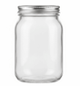 Nautilus Glass Jar 490ml Glass, Non - Toxic and Food - Safe Material, Dishwasher Safe ,With metal lid - Clear - Al Kabayel Discount CentreNautilus Glass Jar 490ml Glass, Non - Toxic and Food - Safe Material, Dishwasher Safe ,With metal lid - ClearJars & Food SaversNAUTILUSAl Kabayel Discount Centre
