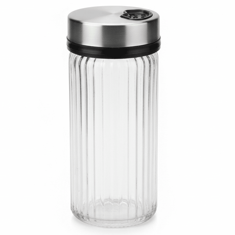 Nautilus Large Capacity Clear Glass Salt & Pepper Shaker with Metal Lid for Restaurant & Home Use – 200ml - Al Kabayel Discount CentreNautilus Large Capacity Clear Glass Salt & Pepper Shaker with Metal Lid for Restaurant & Home Use – 200mlKitchen Utensils & GadgetsNAUTILUSAl Kabayel Discount Centre