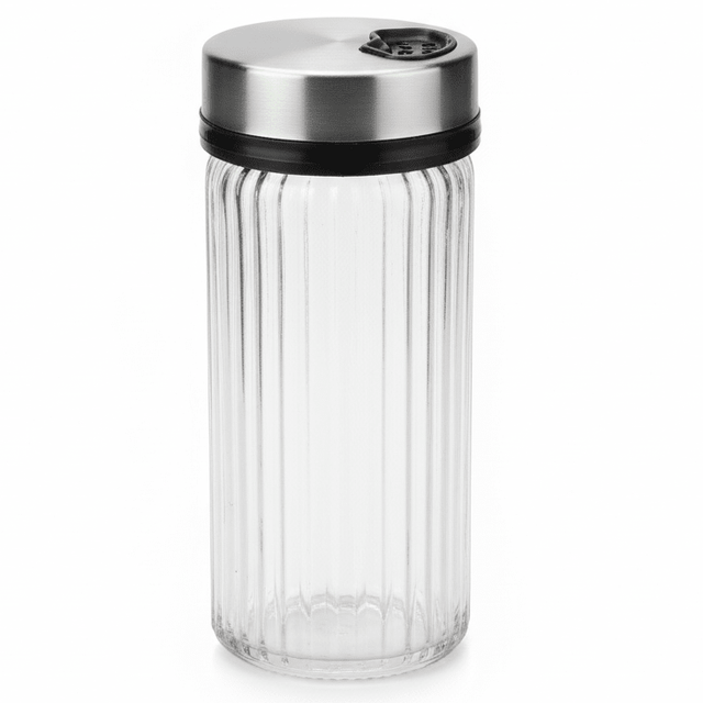 Nautilus Large Capacity Clear Glass Salt & Pepper Shaker with Metal Lid for Restaurant & Home Use – 200ml - Al Kabayel Discount CentreNautilus Large Capacity Clear Glass Salt & Pepper Shaker with Metal Lid for Restaurant & Home Use – 200mlKitchen Utensils & GadgetsNAUTILUSAl Kabayel Discount Centre