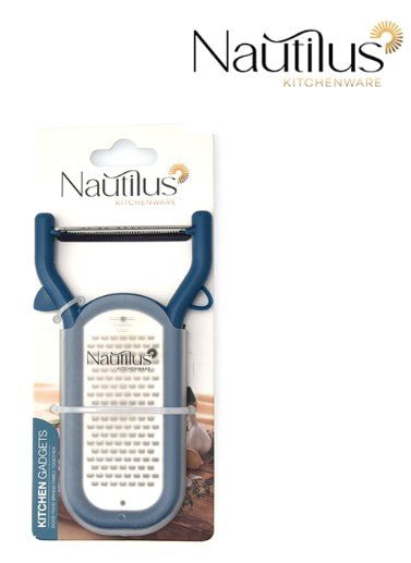 NAUTILUS Multi - Functional Peeler and Grater, Blue, RNGT - 0192 - Al Kabayel Discount CentreNAUTILUS Multi - Functional Peeler and Grater, Blue, RNGT - 0192Cookware AccessoriesNAUTILUSAl Kabayel Discount Centre
