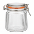 Nautilus Ribbed Glass Clip Jar 800ml | Airtight Bail Latch Storage Jar with Silicone Seal - Al Kabayel Discount CentreNautilus Ribbed Glass Clip Jar 800ml | Airtight Bail Latch Storage Jar with Silicone SealJars & Food SaversNAUTILUSAl Kabayel Discount Centre