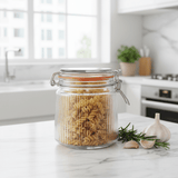Nautilus Ribbed Glass Clip Jar 800ml | Airtight Bail Latch Storage Jar with Silicone Seal - Al Kabayel Discount CentreNautilus Ribbed Glass Clip Jar 800ml | Airtight Bail Latch Storage Jar with Silicone SealJars & Food SaversNAUTILUSAl Kabayel Discount Centre