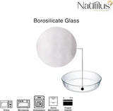 NAUTILUS Round Borosilicate Glass Baking Tray/Roaster 1.4 Liter, 230mm*230cm, RNGT - 10577 - Al Kabayel Discount CentreNAUTILUS Round Borosilicate Glass Baking Tray/Roaster 1.4 Liter, 230mm*230cm, RNGT - 10577Food ContainersNAUTILUSAl Kabayel Discount Centre