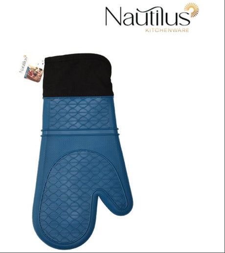 NAUTILUS Silicone Non - Slip Oven Mitt, Blue - RNGT 0159 - Al Kabayel Discount CentreNAUTILUS Silicone Non - Slip Oven Mitt, Blue - RNGT 0159Cookware AccessoriesNAUTILUSAl Kabayel Discount Centre