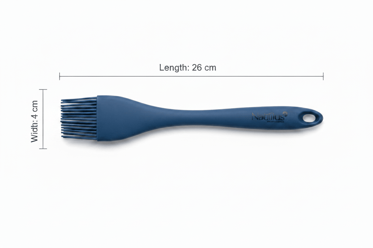Nautilus Silicone Pastry Brush - Navy Blue - 26 × 4 cm - Al Kabayel Discount CentreNautilus Silicone Pastry Brush - Navy Blue - 26 × 4 cmKitchen Utensils & GadgetsNAUTILUSAl Kabayel Discount Centre