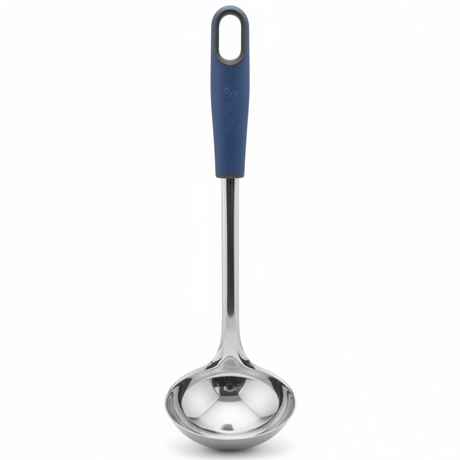 Nautilus Soft - Touch Handle Stainless Steel Ladle – 31cm Heavy - Duty Serving Tool (RNGT - 0125) - Al Kabayel Discount CentreNautilus Soft - Touch Handle Stainless Steel Ladle – 31cm Heavy - Duty Serving Tool (RNGT - 0125)Ladle SpoonNAUTILUSAl Kabayel Discount Centre