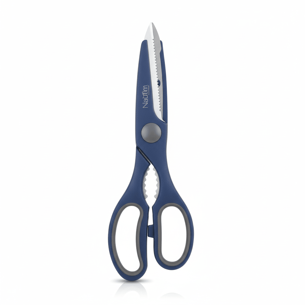 Nautilus Soft - Touch Multi - Purpose Kitchen Scissors – 21cm Ergonomic Grip (RNGT - 0029) - Al Kabayel Discount CentreNautilus Soft - Touch Multi - Purpose Kitchen Scissors – 21cm Ergonomic Grip (RNGT - 0029)ScissorsNAUTILUSAl Kabayel Discount Centre