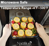 NAUTILUS Square Borosilicate Glass Baking Tray 1.5 Liter, 243mm*201mm*52mm, RNGT - 10576 - Al Kabayel Discount CentreNAUTILUS Square Borosilicate Glass Baking Tray 1.5 Liter, 243mm*201mm*52mm, RNGT - 10576Food ContainersNAUTILUSAl Kabayel Discount Centre