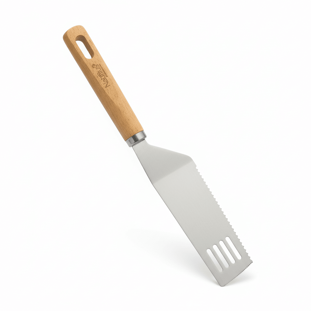 Nautilus Wooden Handle Pizza Server 28 cm RNGT - 21640 – Slice Lifter & Serving Tool - Al Kabayel Discount CentreNautilus Wooden Handle Pizza Server 28 cm RNGT - 21640 – Slice Lifter & Serving ToolSpoonsNAUTILUSAl Kabayel Discount Centre