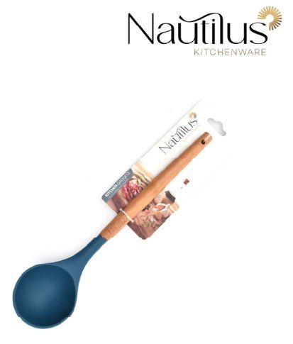 Nautilus Wooden Handle Silicone Soup Ladle 31cm*7.5cm, RNGT - 2525 - Al Kabayel Discount CentreNautilus Wooden Handle Silicone Soup Ladle 31cm*7.5cm, RNGT - 2525Cookware AccessoriesNAUTILUSAl Kabayel Discount Centre