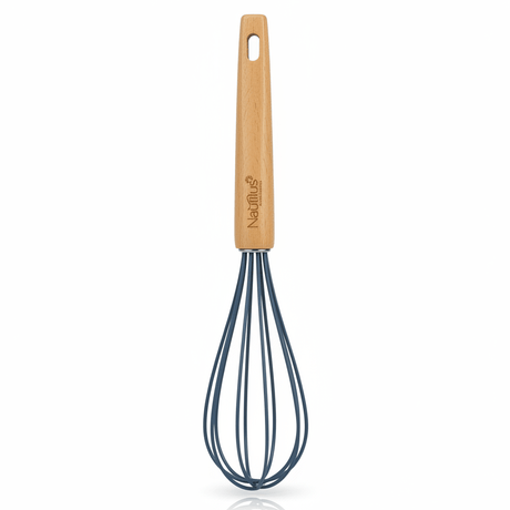 Nautilus Wooden Handle Silicone Whisk – 31cm Durable Mixing Tool (RNGT - 0522) - Al Kabayel Discount CentreNautilus Wooden Handle Silicone Whisk – 31cm Durable Mixing Tool (RNGT - 0522)WhiskNAUTILUSAl Kabayel Discount Centre