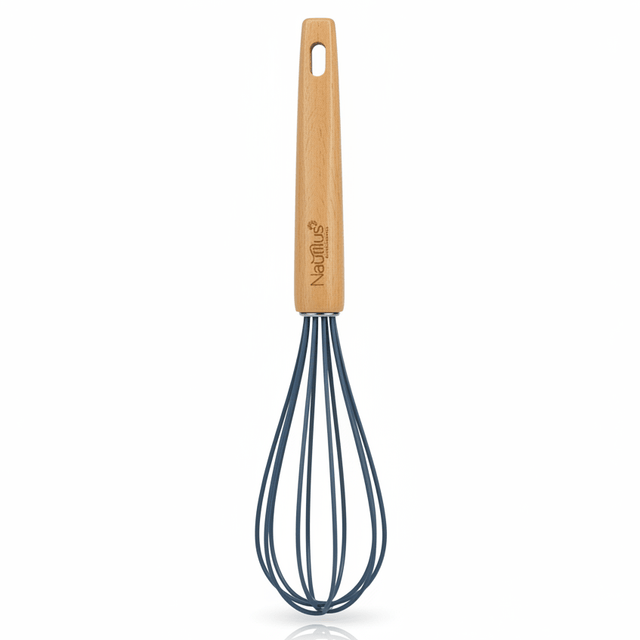 Nautilus Wooden Handle Silicone Whisk – 31cm Durable Mixing Tool (RNGT - 0522) - Al Kabayel Discount CentreNautilus Wooden Handle Silicone Whisk – 31cm Durable Mixing Tool (RNGT - 0522)WhiskNAUTILUSAl Kabayel Discount Centre