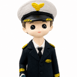 Navy Blue Boy Pilot Polyresin Decorative Figurine - 20 cm - Al Kabayel Discount CentreNavy Blue Boy Pilot Polyresin Decorative Figurine - 20 cmHome Décor AccentsAKDCAl Kabayel Discount Centre