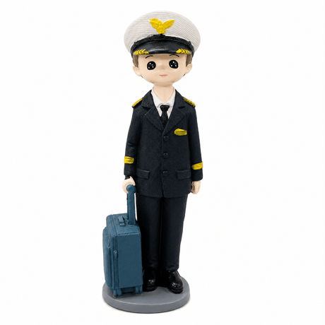 Navy Blue Boy Pilot Polyresin Decorative Figurine - 20 cm - Al Kabayel Discount CentreNavy Blue Boy Pilot Polyresin Decorative Figurine - 20 cmHome Décor AccentsAKDCAl Kabayel Discount Centre