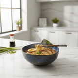 Navy Blue & Brown Reactive Glaze Ceramic Serving Bowl 21cm - Al Kabayel Discount CentreNavy Blue & Brown Reactive Glaze Ceramic Serving Bowl 21cmBowlsAKDCAl Kabayel Discount Centre