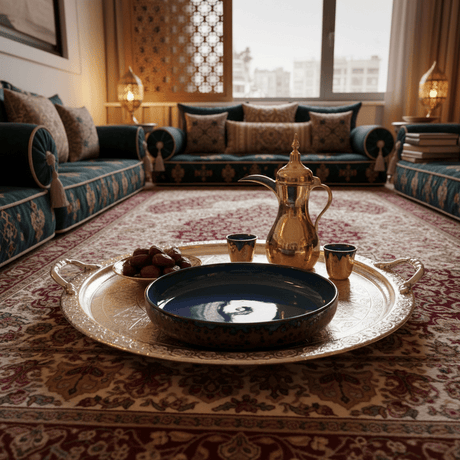 Navy Blue & Brown Round Reactive Glaze Ceramic Flat Plate 20cm - Al Kabayel Discount CentreNavy Blue & Brown Round Reactive Glaze Ceramic Flat Plate 20cmPlatesAKDCAl Kabayel Discount Centre