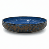Navy Blue & Brown Round Reactive Glaze Ceramic Flat Plate 20cm - Al Kabayel Discount CentreNavy Blue & Brown Round Reactive Glaze Ceramic Flat Plate 20cmPlatesAKDCAl Kabayel Discount Centre