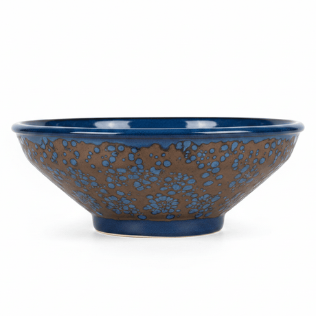 Navy Blue & Brown Round Reactive Glaze Ceramic Serving Bowl 25cm - Al Kabayel Discount CentreNavy Blue & Brown Round Reactive Glaze Ceramic Serving Bowl 25cmBowlsAKDCAl Kabayel Discount Centre