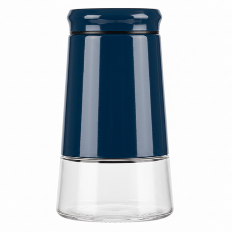 Navy Blue Metal & Glass Canister — 1 Litre - Al Kabayel Discount CentreNavy Blue Metal & Glass Canister — 1 LitreJars & Food SaversAKDCAl Kabayel Discount Centre