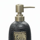Navy Blue Speckled Glaze Ceramic & Plastic Liquid Soap Dispenser - 400ml - Al Kabayel Discount CentreNavy Blue Speckled Glaze Ceramic & Plastic Liquid Soap Dispenser - 400mlHolders & DispensersAKDCAl Kabayel Discount Centre