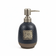 Navy Blue Speckled Glaze Ceramic & Plastic Liquid Soap Dispenser - 400ml - Al Kabayel Discount CentreNavy Blue Speckled Glaze Ceramic & Plastic Liquid Soap Dispenser - 400mlHolders & DispensersAKDCAl Kabayel Discount Centre