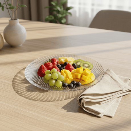 Neo Alpha Clear Glass Plate – 25cm - Al Kabayel Discount CentreNeo Alpha Clear Glass Plate – 25cmPlatesNEO ALPHAAl Kabayel Discount Centre