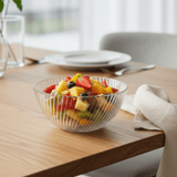 Neo Alpha Clear Ribbed Glass Bowl – 16.5cm - Al Kabayel Discount CentreNeo Alpha Clear Ribbed Glass Bowl – 16.5cmBowlsNEO ALPHAAl Kabayel Discount Centre