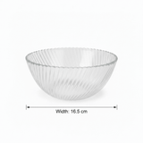 Neo Alpha Clear Ribbed Glass Bowl – 16.5cm - Al Kabayel Discount CentreNeo Alpha Clear Ribbed Glass Bowl – 16.5cmBowlsNEO ALPHAAl Kabayel Discount Centre