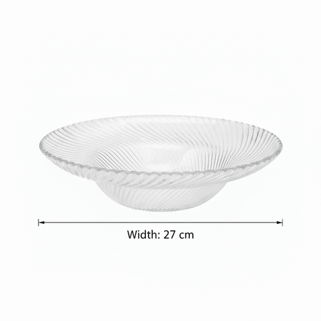 Neo Alpha Glass Fruit Plate 27cm - Al Kabayel Discount CentreNeo Alpha Glass Fruit Plate 27cmPlatesNEO ALPHAAl Kabayel Discount Centre