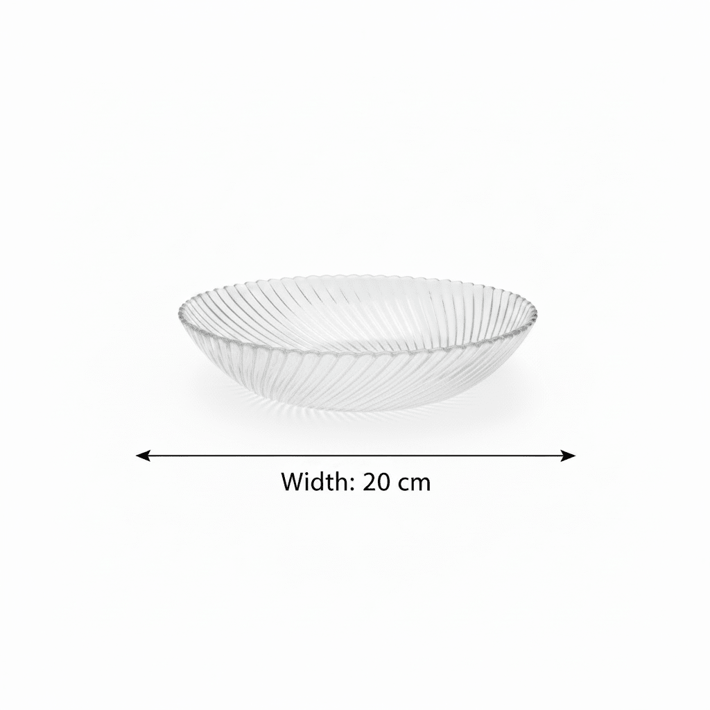 Neo Alpha glass salad bowl 20cm - Al Kabayel Discount CentreNeo Alpha glass salad bowl 20cmBowlsNEO ALPHAAl Kabayel Discount Centre