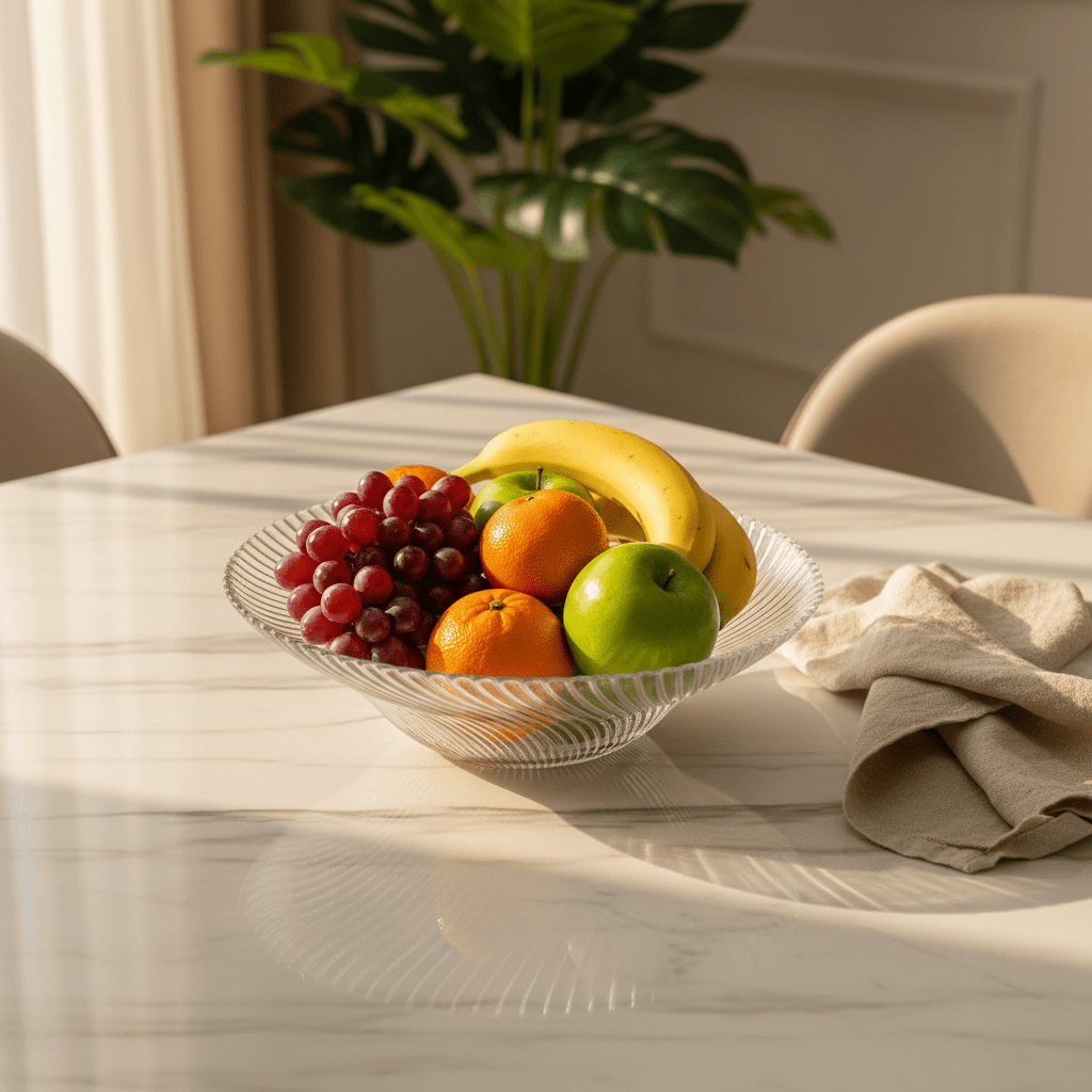 Neo Alpha Round Glass Fruit Plate – Modern Plate for Fruit, Dessert & Elegant Presentation 270 mm - Al Kabayel Discount CentreNeo Alpha Round Glass Fruit Plate – Modern Plate for Fruit, Dessert & Elegant Presentation 270 mmserving traysNEO ALPHAAl Kabayel Discount Centre