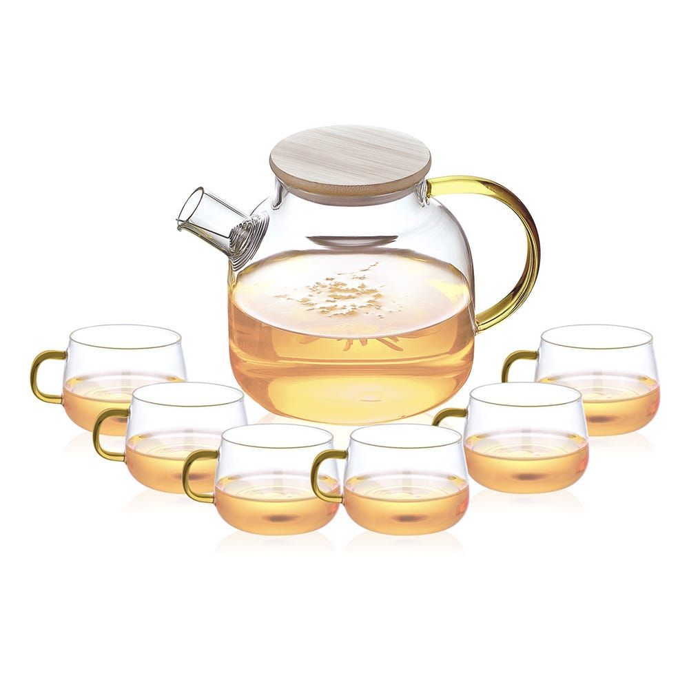 NEOFLAM Borosilicate 7Pcs Tea Set Tea Set, Coffee Pot - 1000ml and Cups - 130ml - Al Kabayel Discount CentreNEOFLAM Borosilicate 7Pcs Tea Set Tea Set, Coffee Pot - 1000ml and Cups - 130mlTea SetsNEOFLAMAl Kabayel Discount Centre