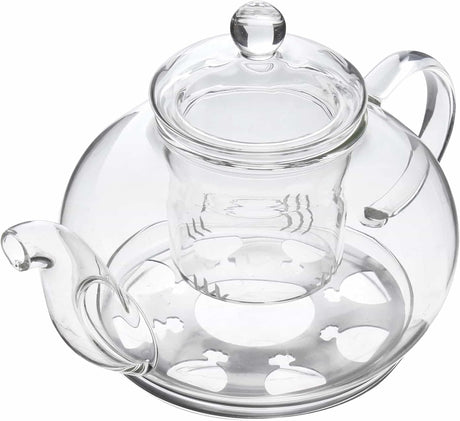 NEOFLAM Borosilicate Glass Tea Pot with Burner, 1000ml Capacity - Al Kabayel Discount CentreNEOFLAM Borosilicate Glass Tea Pot with Burner, 1000ml CapacityTea/Coffee PotsNEOFLAMAl Kabayel Discount Centre