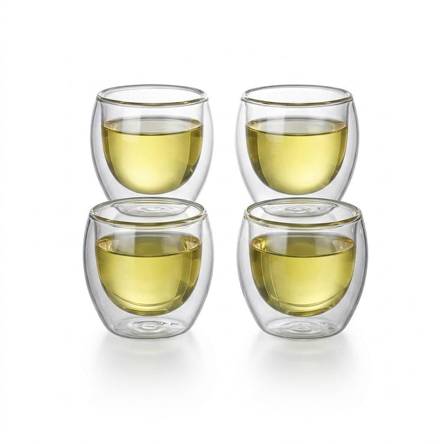 Neoflam Double Wall Glass 150ml – Set of 4 - Al Kabayel Discount CentreNeoflam Double Wall Glass 150ml – Set of 4TumblersNEOFLAMAl Kabayel Discount Centre