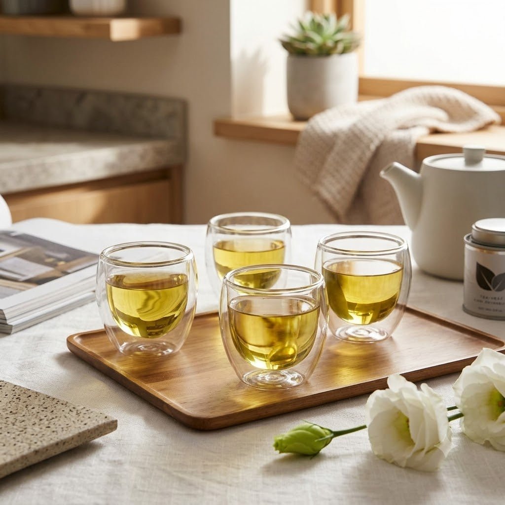 Neoflam Double Wall Glass 150ml – Set of 4 - Al Kabayel Discount CentreNeoflam Double Wall Glass 150ml – Set of 4TumblersNEOFLAMAl Kabayel Discount Centre