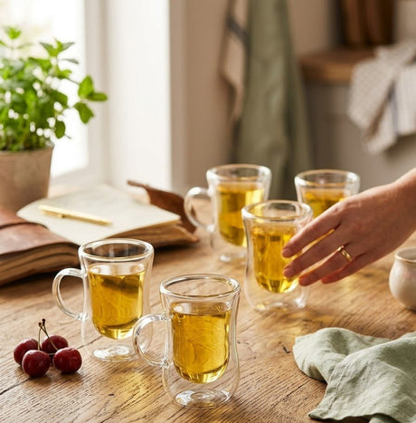 Neoflam Double Wall Glass Mug 100ml – Set of 6 - Al Kabayel Discount CentreNeoflam Double Wall Glass Mug 100ml – Set of 6MugsNEOFLAMAl Kabayel Discount Centre