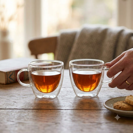 Neoflam Double Wall Glass Mug Set of 2 – 150ml - Al Kabayel Discount CentreNeoflam Double Wall Glass Mug Set of 2 – 150mlMugsNEOFLAMAl Kabayel Discount Centre