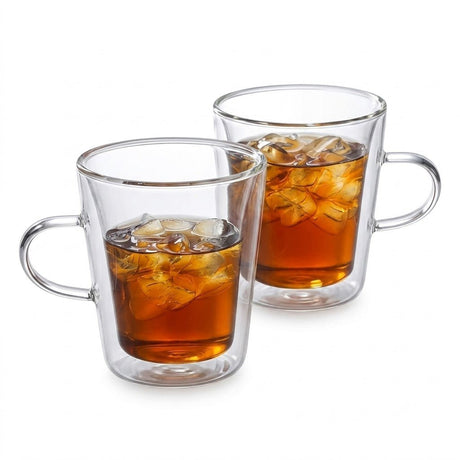 Neoflam Double Wall Glass Mug Set of 2 – 200ml - Al Kabayel Discount CentreNeoflam Double Wall Glass Mug Set of 2 – 200mlMugsNEOFLAMAl Kabayel Discount Centre