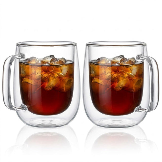 Neoflam Double Wall Glass Mug Set of 2 – 250ml - Al Kabayel Discount CentreNeoflam Double Wall Glass Mug Set of 2 – 250mlMugsNEOFLAMAl Kabayel Discount Centre