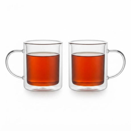 Neoflam Double Wall Glass Mug – Set of 2 – 350ml - Al Kabayel Discount CentreNeoflam Double Wall Glass Mug – Set of 2 – 350mlMugsNEOFLAMAl Kabayel Discount Centre